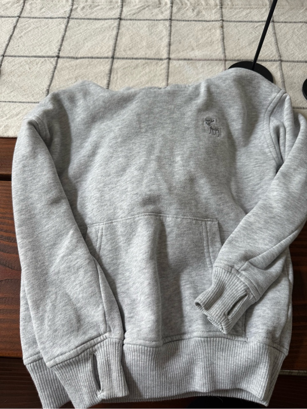 Abercrombie kids size 5/6 gray hoodie